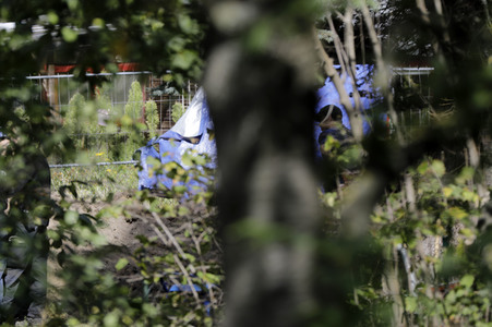 Ermittlungen des BKA im Fall Maddie McCann in einem Schrebergarten in Seelze