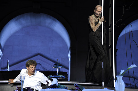 Theaterprobe 'Jedermann' in Salzburg