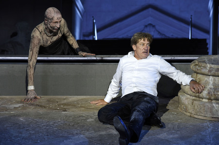 Theaterprobe 'Jedermann' in Salzburg