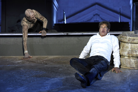 Theaterprobe 'Jedermann' in Salzburg