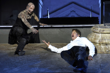 Theaterprobe 'Jedermann' in Salzburg