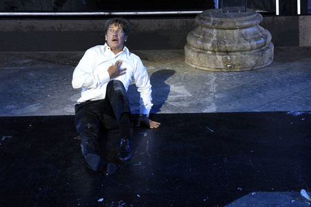 Theaterprobe 'Jedermann' in Salzburg