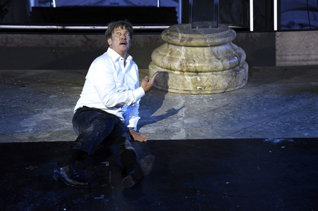 Theaterprobe 'Jedermann' in Salzburg