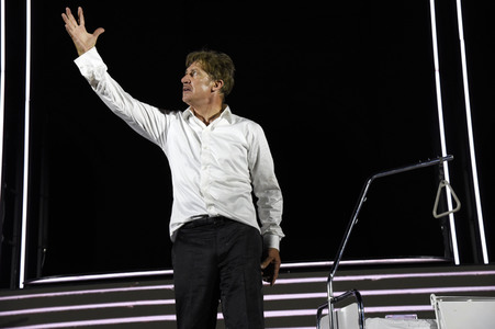 Theaterprobe 'Jedermann' in Salzburg