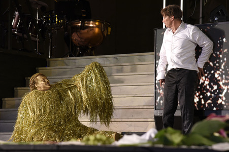 Theaterprobe 'Jedermann' in Salzburg