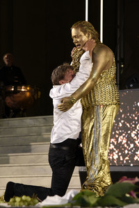 Theaterprobe 'Jedermann' in Salzburg