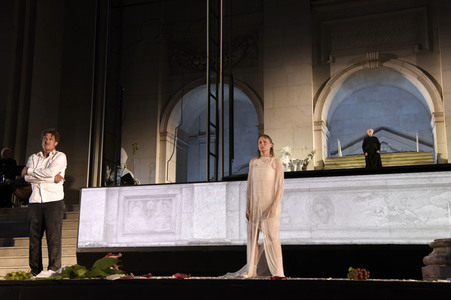 Theaterprobe 'Jedermann' in Salzburg