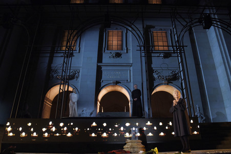 Theaterprobe 'Jedermann' in Salzburg