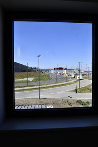 Fototermin zur Fertigstellung des Dienstgebäudes der Bundespolizei am BER in Berlin