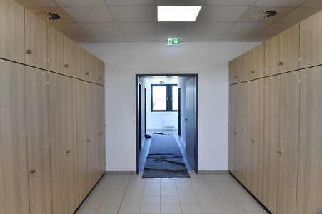 Fototermin zur Fertigstellung des Dienstgebäudes der Bundespolizei am BER in Berlin