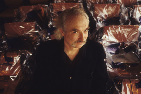 Pressetermin mit Holger Czukay in London