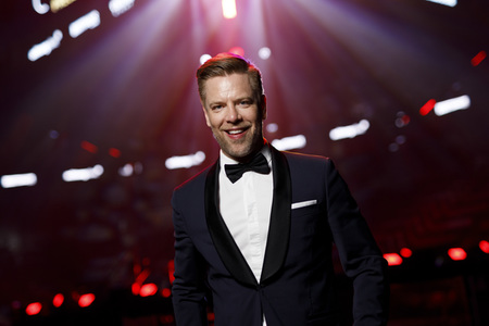 Pressetermin mit Tom Gaebel in Köln