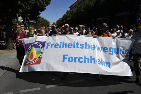 Protest gegen Corona-Maßnahmen in Berlin