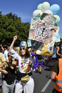 Protest gegen Corona-Maßnahmen in Berlin