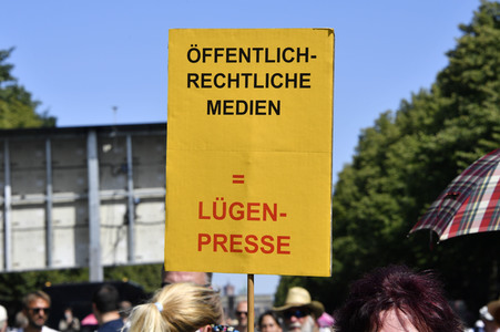Protest gegen Corona-Maßnahmen in Berlin