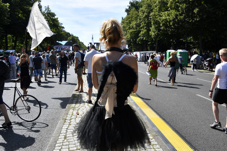 Protest gegen Corona-Maßnahmen in Berlin