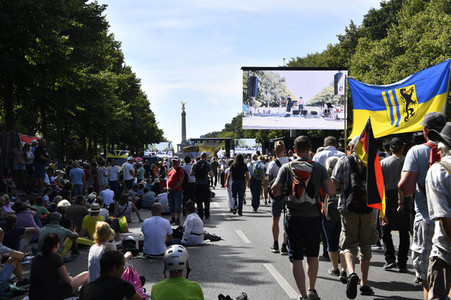 Protest gegen Corona-Maßnahmen in Berlin