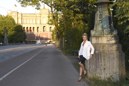 Fotoshooting mit Ursula Gottwald in München