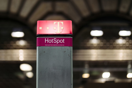 Symbolfoto Telekom Hotspot