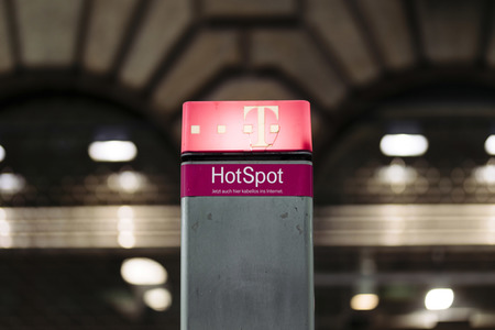 Symbolfoto Telekom Hotspot