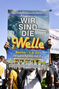 Protest gegen Corona-Maßnahmen in Berlin