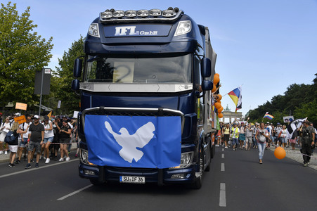 Protest gegen Corona-Maßnahmen in Berlin