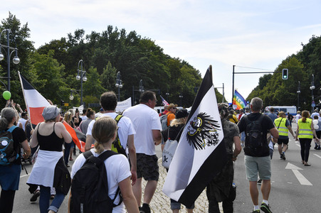 Protest gegen Corona-Maßnahmen in Berlin