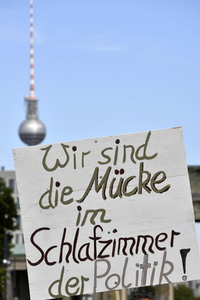 Protest gegen Corona-Maßnahmen in Berlin