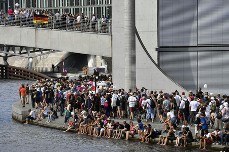 Protest gegen Corona-Maßnahmen in Berlin