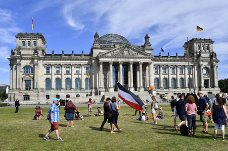 Protest gegen Corona-Maßnahmen in Berlin