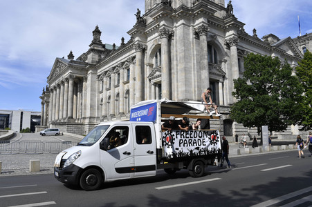 Protest gegen Corona-Maßnahmen in Berlin