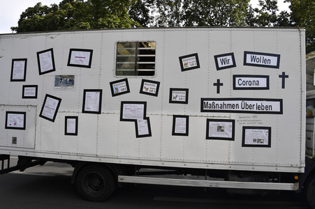 Protest gegen Corona-Maßnahmen in Berlin