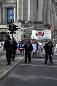 Protest gegen Corona-Maßnahmen in Berlin