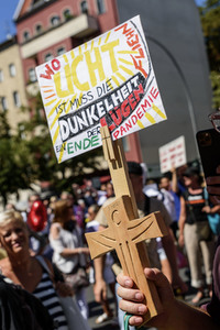 Protest gegen Corona-Maßnahmen in Berlin