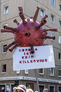 Protest gegen Corona-Maßnahmen in Berlin