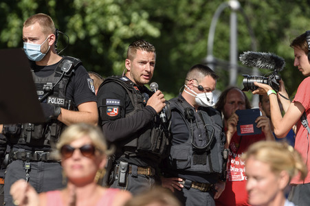 Protest gegen Corona-Maßnahmen in Berlin
