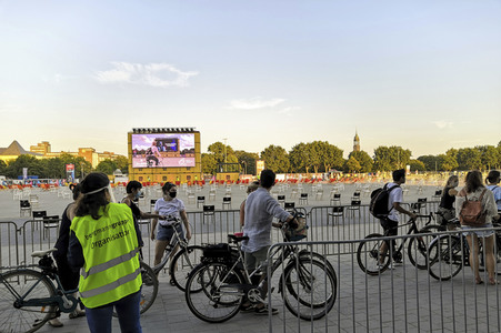 1. Fahrradkino in Hamburg