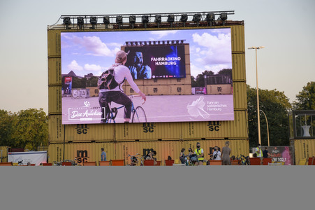1. Fahrradkino in Hamburg
