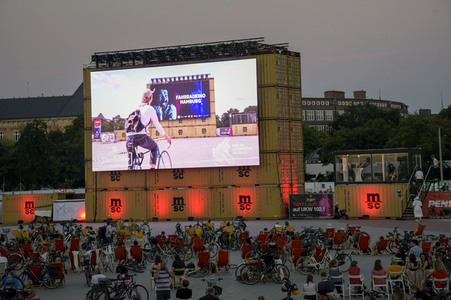 1. Fahrradkino in Hamburg