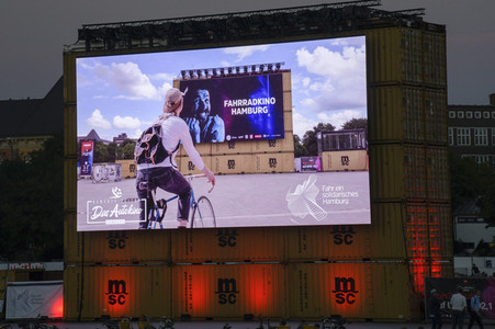 1. Fahrradkino in Hamburg