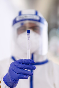 Corona-Testzentrum am Flufhafen Köln Bonn