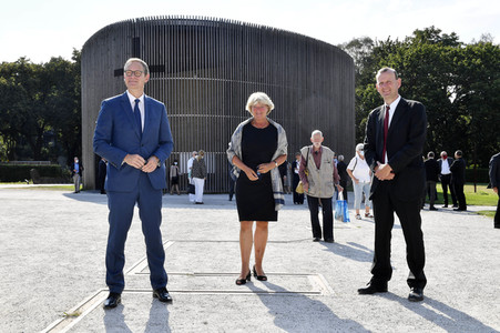 Gedenkveranstaltung zum Jahrestag des Baus der Berliner Mauer in Berlin