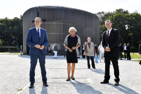 Gedenkveranstaltung zum Jahrestag des Baus der Berliner Mauer in Berlin