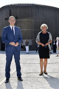 Gedenkveranstaltung zum Jahrestag des Baus der Berliner Mauer in Berlin