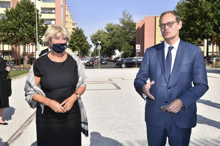 Gedenkveranstaltung zum Jahrestag des Baus der Berliner Mauer in Berlin