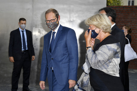Gedenkveranstaltung zum Jahrestag des Baus der Berliner Mauer in Berlin