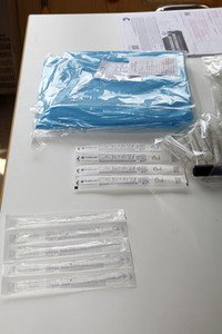 Vorstellung eines Corona-Testcenters für Reiserückkehrer an Autobahn A4 bei Görlitz