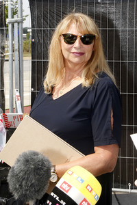 Vorstellung eines Corona-Testcenters für Reiserückkehrer an Autobahn A4 bei Görlitz