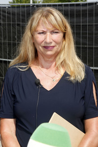 Vorstellung eines Corona-Testcenters für Reiserückkehrer an Autobahn A4 bei Görlitz