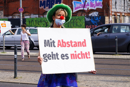 Demonstration 'Rettet die Veranstaltungsbranche' in Berlin